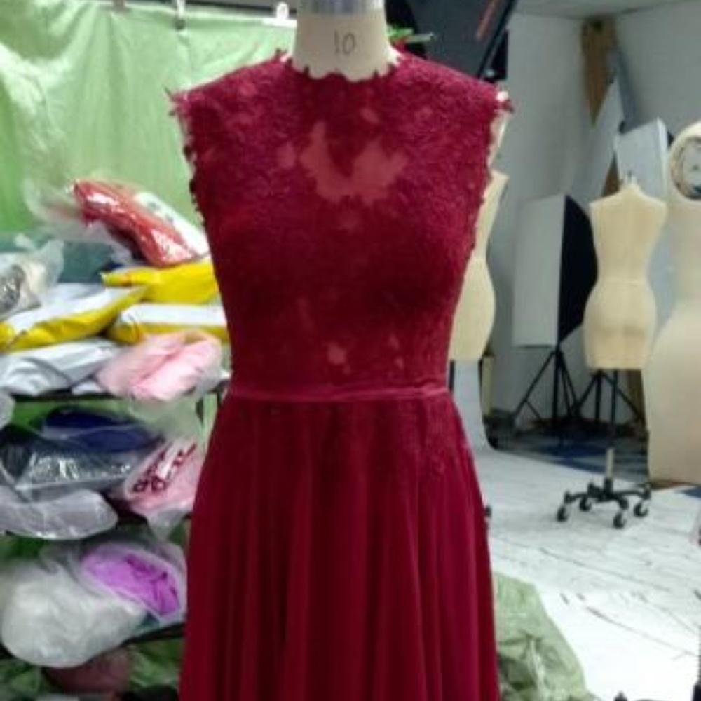 Long Red Prom Dress